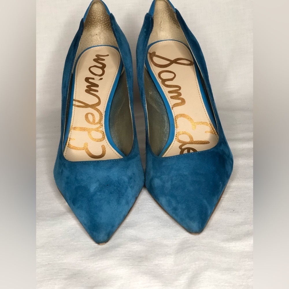 Sam Elderman Suede Pump - image 1